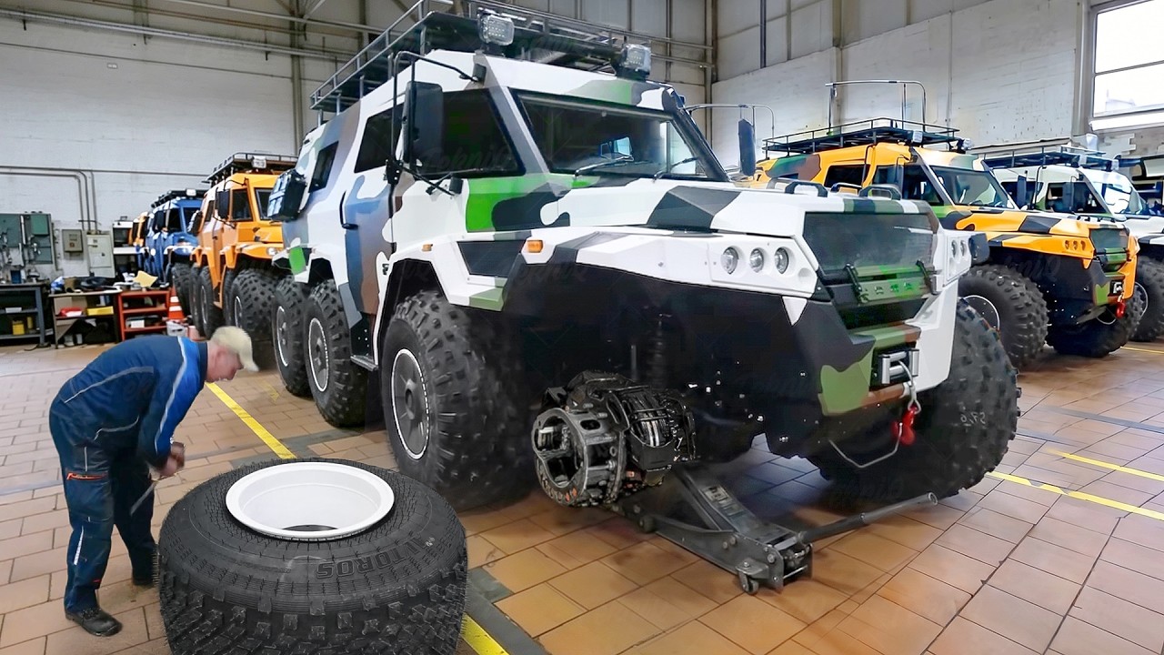 Inside Factory Assembling the World&rsquo;s Largest 8-Wheel ATV