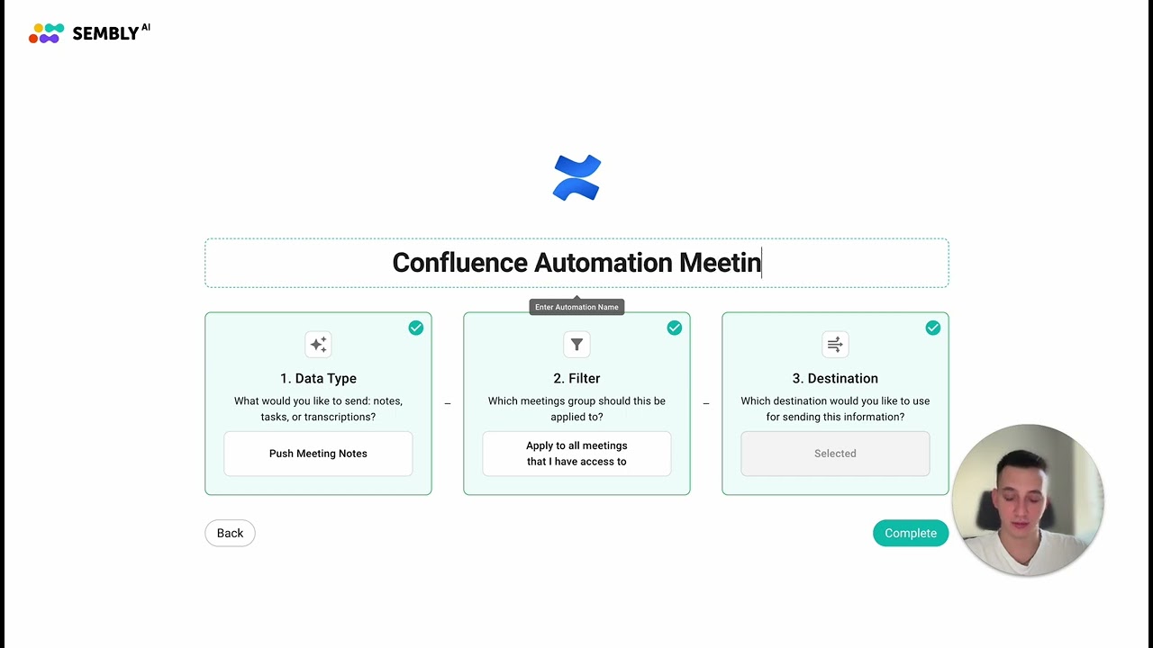 Sembly AI + Confluence Automation Tutorial
