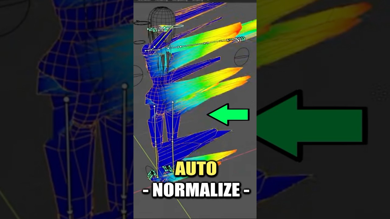 Blender: FIX Mis-Averaged Weight Painting (Auto-Normalize)