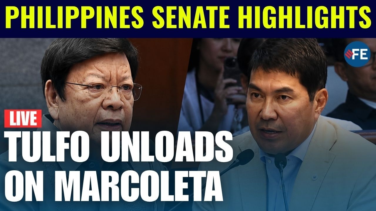 Tulfo Calls Out Marcoleta Over 'Ad Hominem' Remark During Senate Clash | Philippines News Live