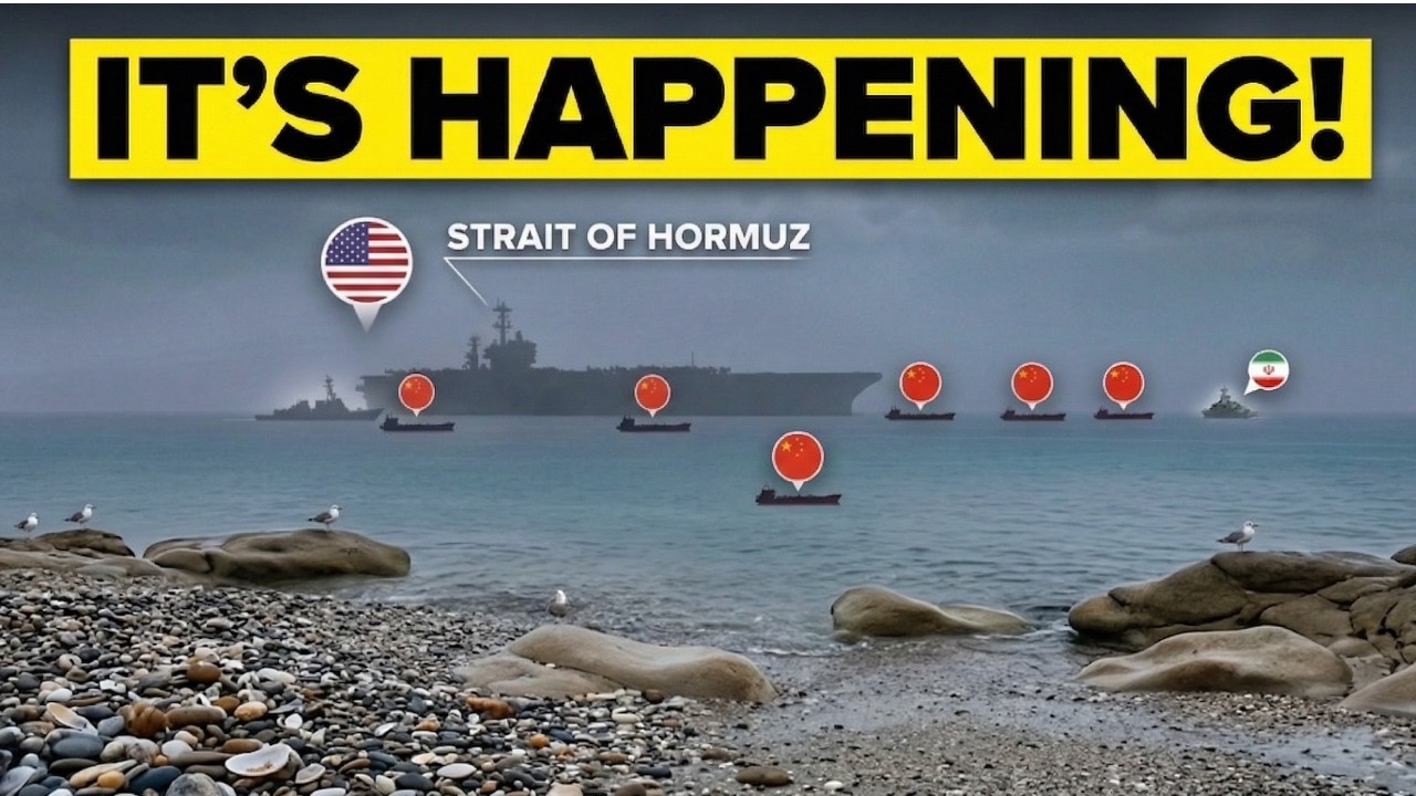 Wobec tych brutalnych działań: Iran jest blokowany przez Hormuz.