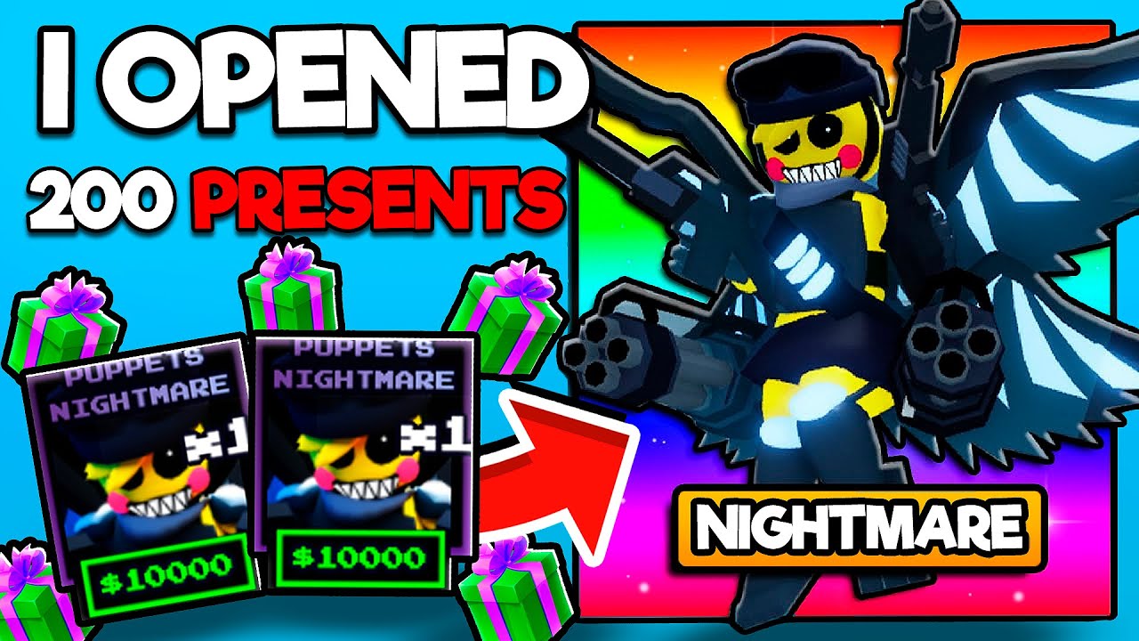 WE Opened 200 PRESENTS To Get VALKYRIE CHICA! (Five Nights TD)!