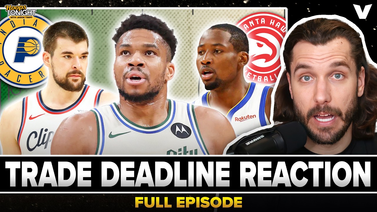NBA Trade Deadline Reaction: Giannis stays with Bucks, Zubac to Pacers, Kuminga's fit on Hawks