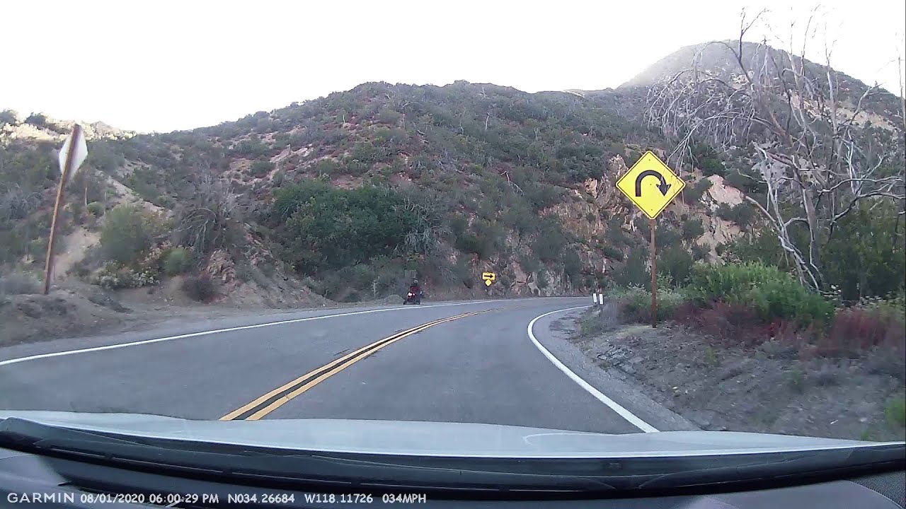 Angeles Crest Motorcycle Crash
