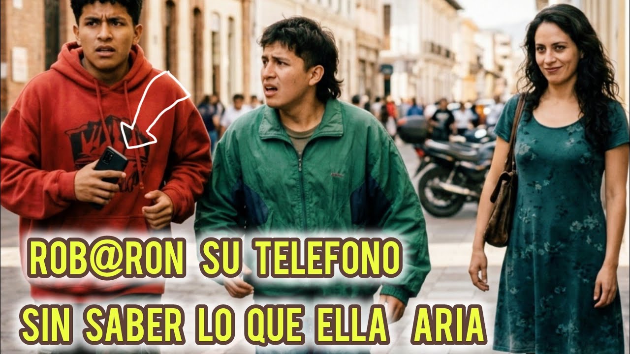 Le robaron su teléfono en la calle y ella los llevó a su casa donde descubrieron algo aterrador 