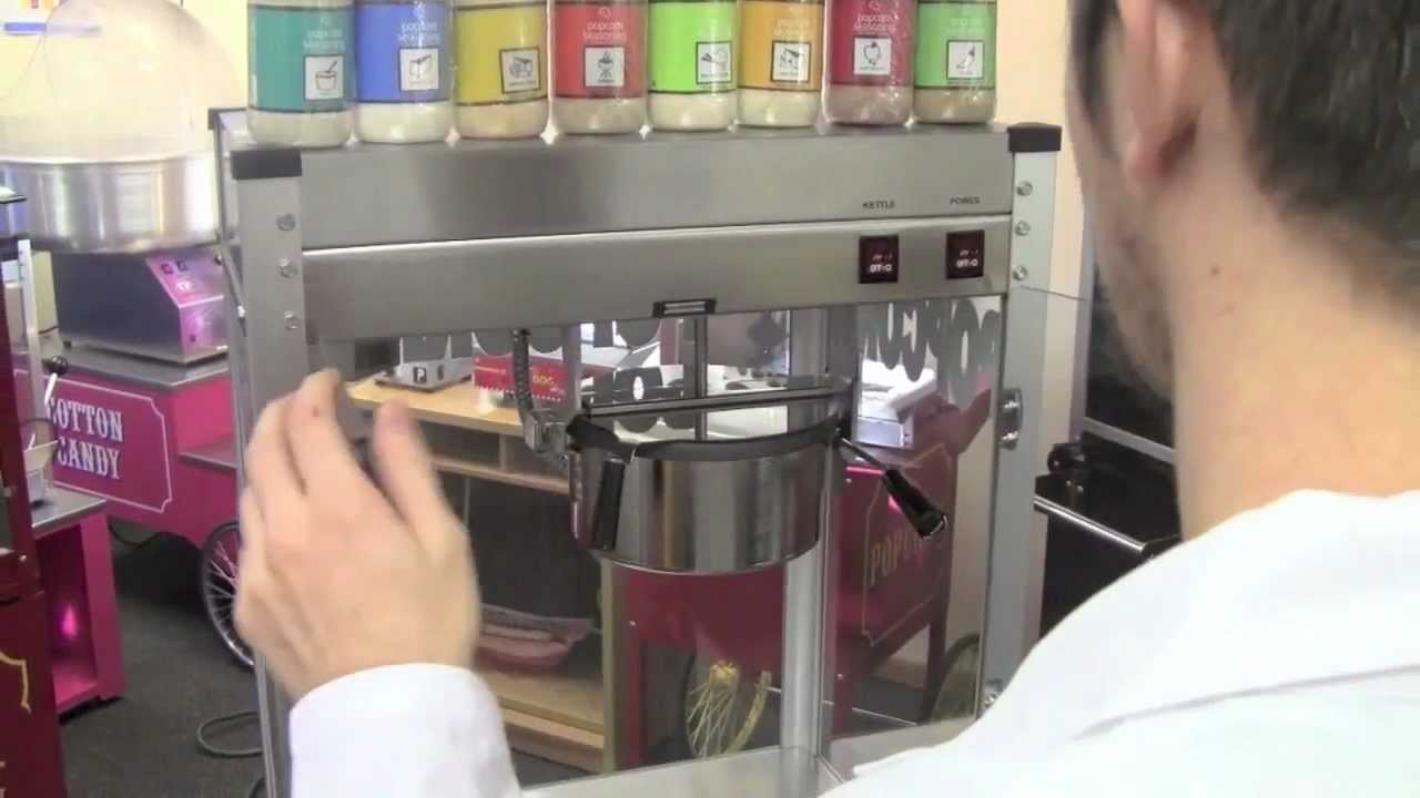 How to Make Popcorn With a Paragon Popcorn Machine