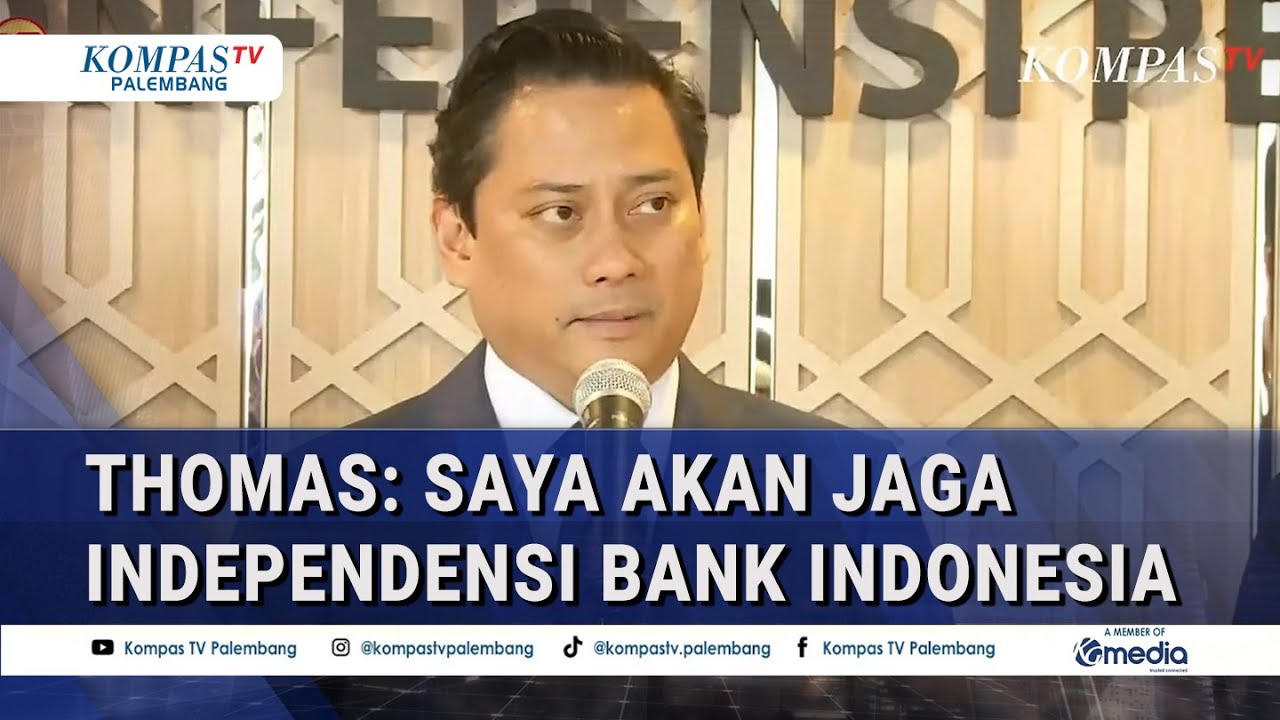 Sah jadi Deputi Gubernur BI, Thomas Djiwandono: Saya akan jaga Independensi BI