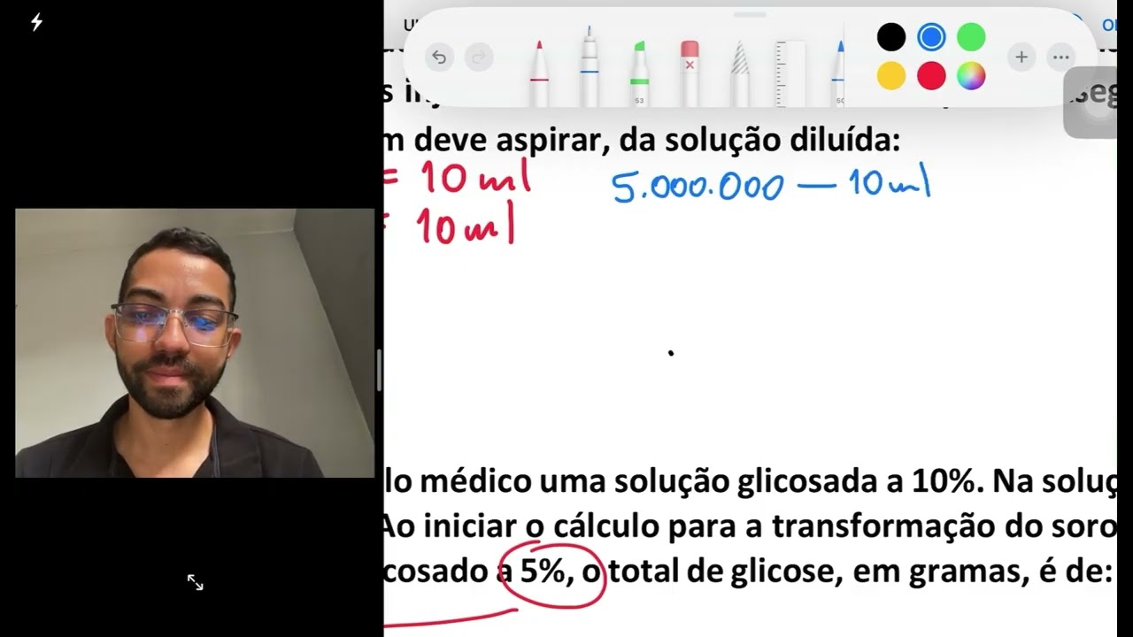 Cálculo de dosagem banca FCC