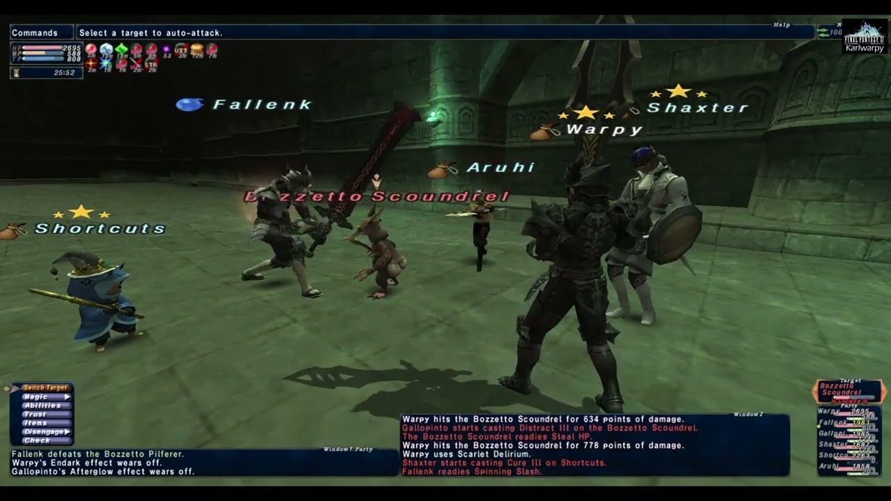 FFXI: Ambuscade (Qiqirn) Very difficult. DRKx2 WARx2 RDM WHM