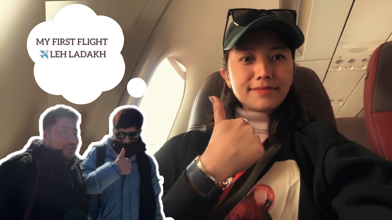 Finally me jaa rhi hu apne dream land leh ladakh 🥳🥳🥳✈️✈️✈️