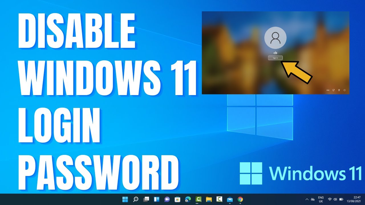 Как удалить пароль из Windows 11 | Как отключить пароль входа в Windows 11