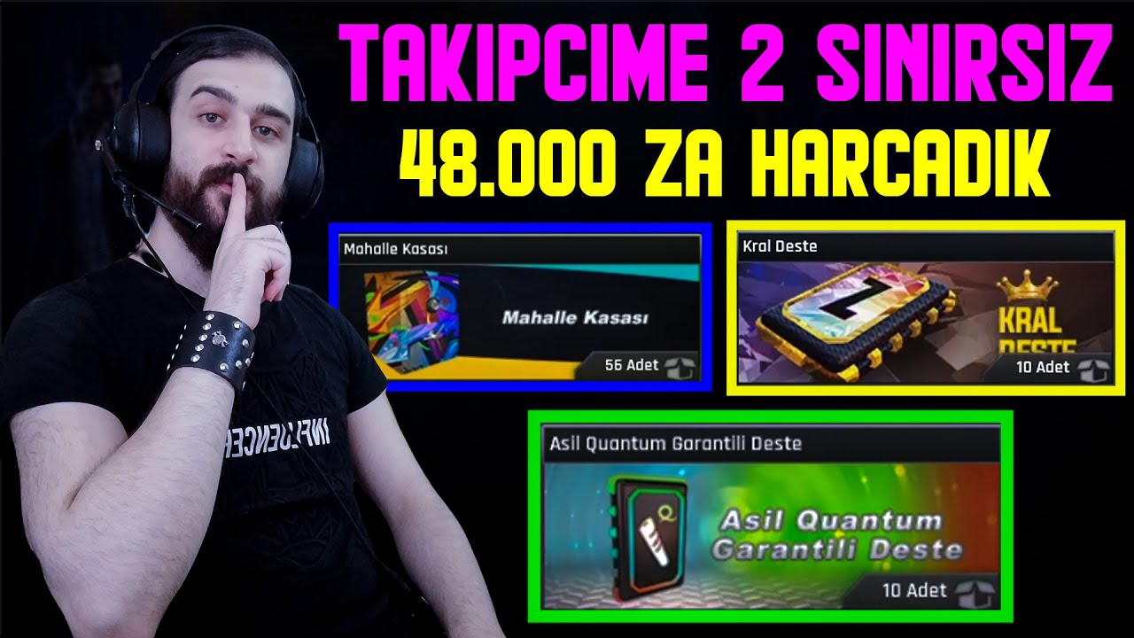 TAKİPÇİ KARDEŞİME 2 SINIRSIZ ÇIKARDIM(48.000 ZA HARCADIK)!🥰🥰🥰 / DESTE VE KASA AÇILIMI / ZULA
