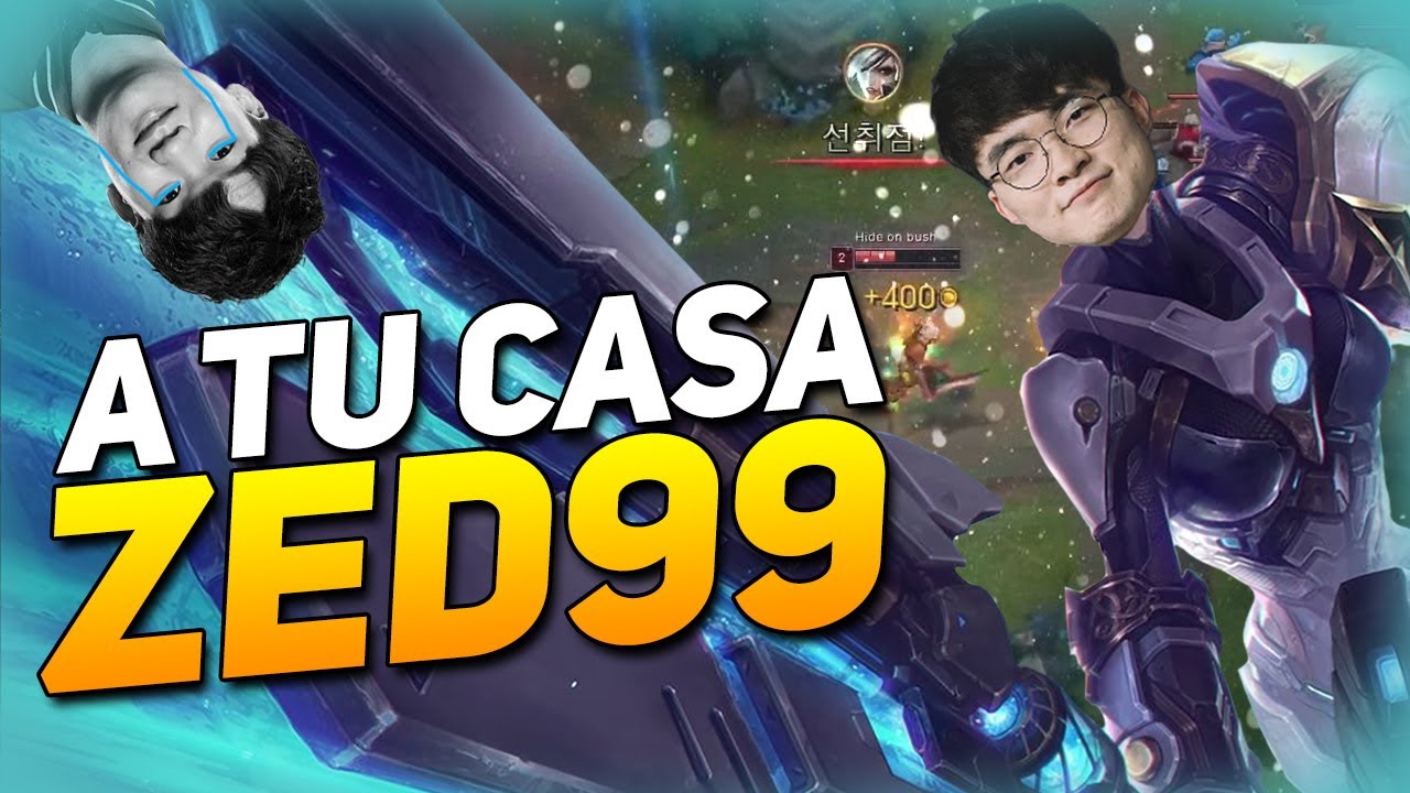 💣¡LA RIVEN DE FAKER VS ZED99! 💣|| TRIPLE CAMPEÓN MUNDIAL VS EL MEJOR ZED DE KR