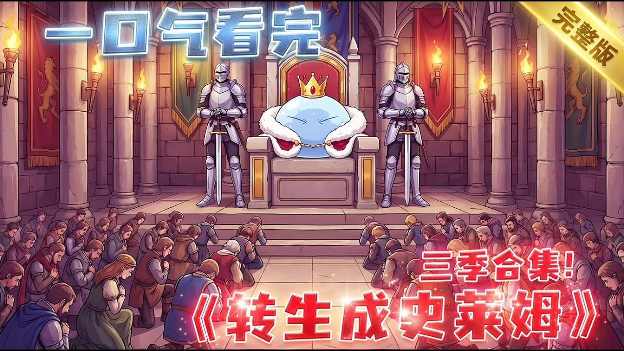 37岁社畜转生史莱姆，开局吞了条龙？最终打造史上最强魔物之国！一口气看完《转生成史莱姆》第123季！