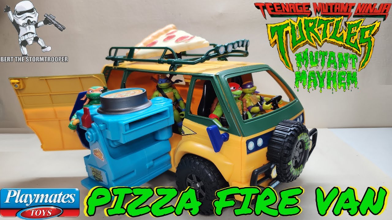 TMNT Mutant Mayhem PIZZA FIRE VAN (2023) Review! Bert The Stormtrooper Reviews!