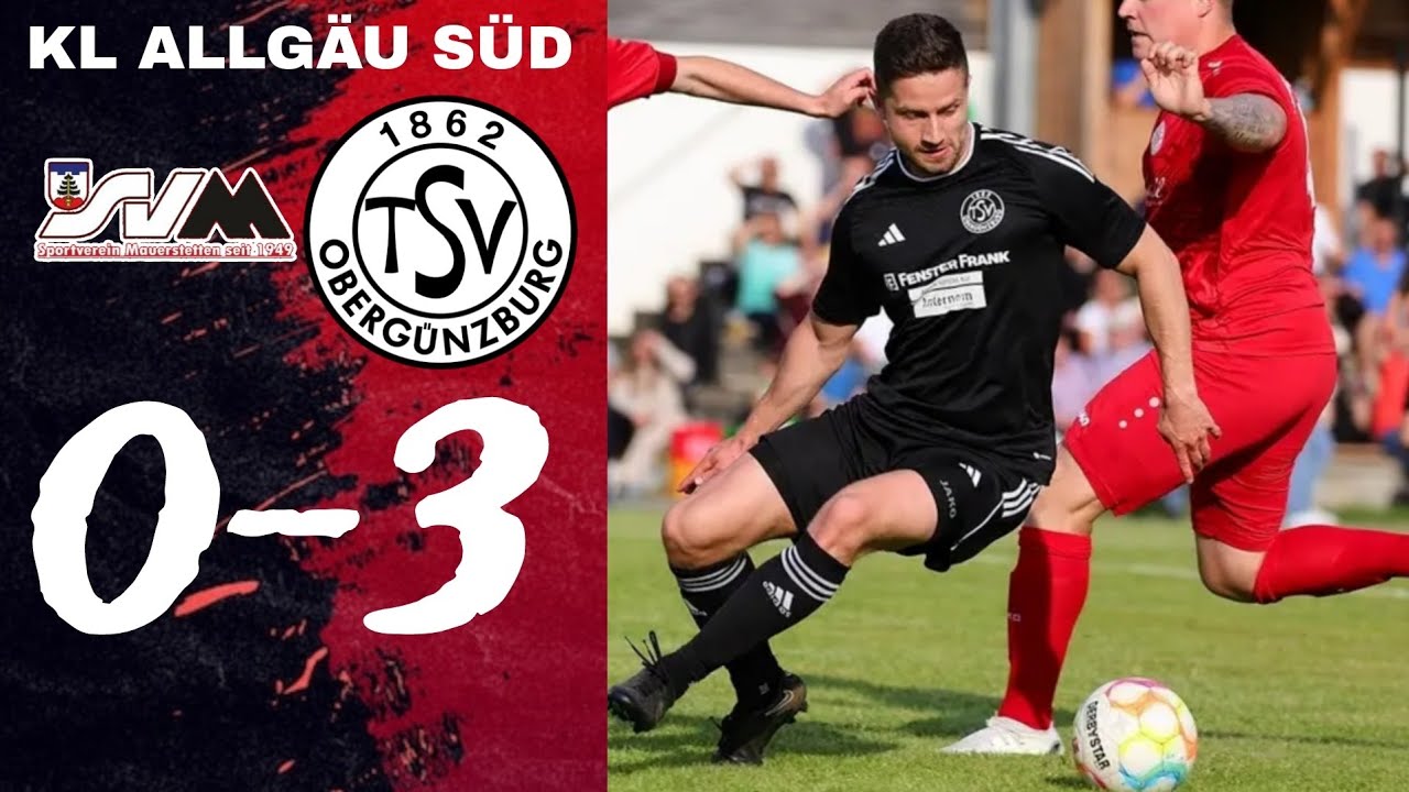 Start in die Kreisliga | SV Mauerstetten - TSV Obergünzburg 0:3