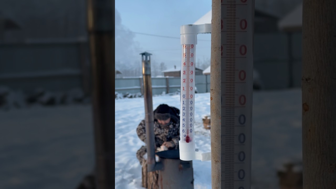 Cook at -55 C❄️ / Готовим при температуре -55 С❄️ #pandasakha #winter #food