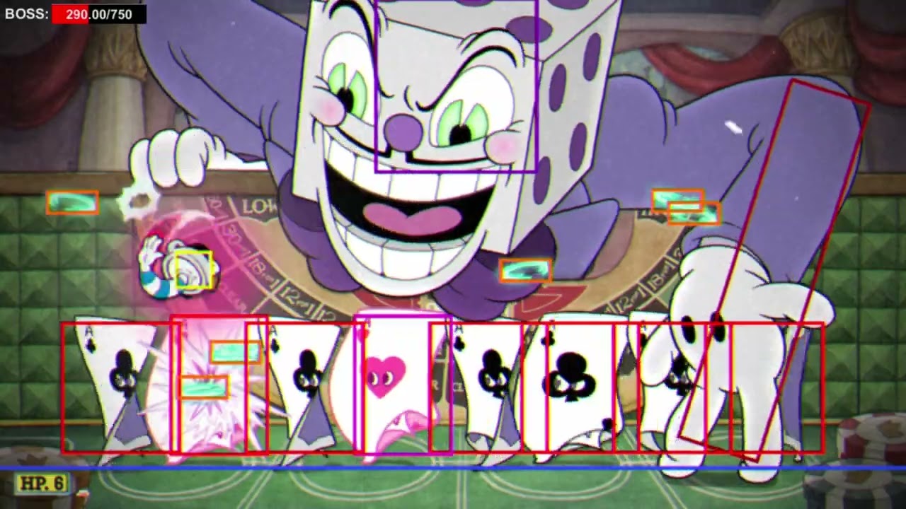 Cuphead || Inkwell Hell Hitboxes || Expert Difficulty