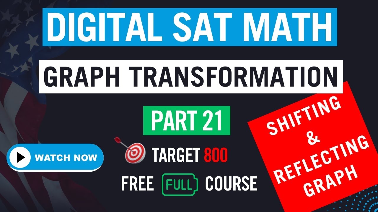 [Eng] Digital SAT Math | Graph Transformation | Part 21 | Quantum Ideas
