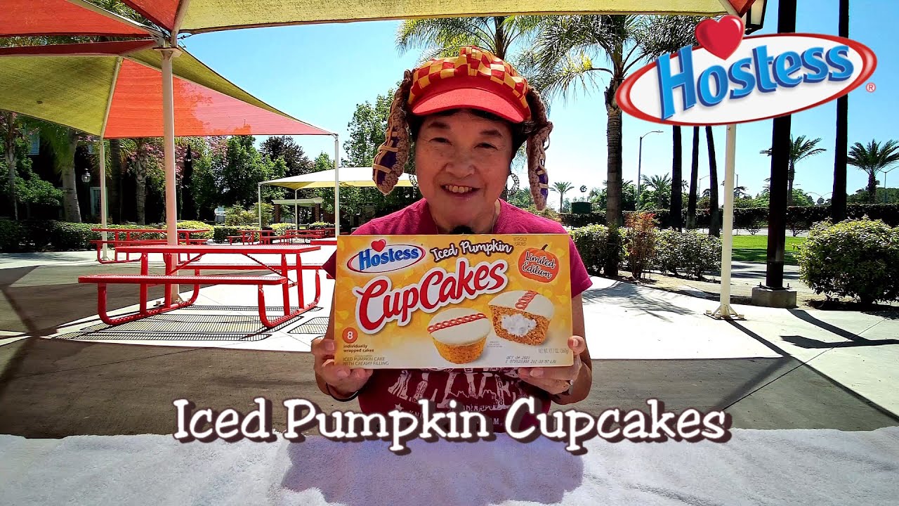 Hostess Iced Pumpkin Cupcakes #2021FallFlavors #Quarantine2021