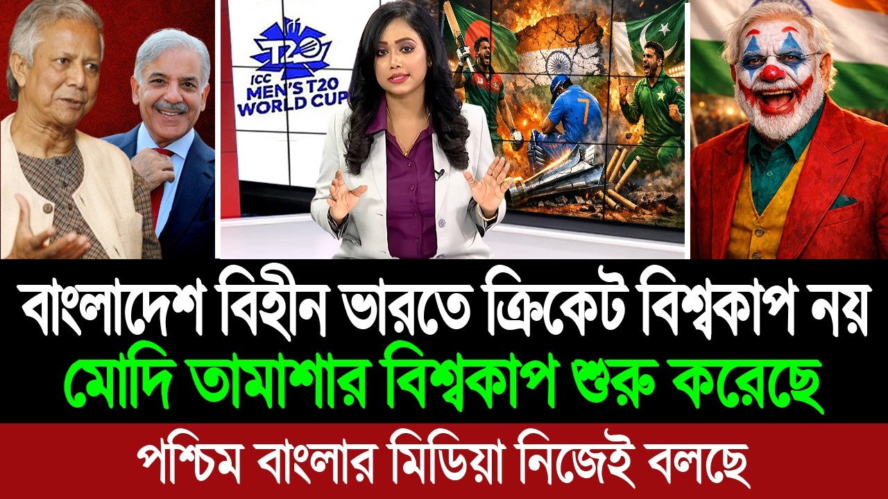 বাংলাদেশ ও পাকিস্তান বিহীন বিশ্বকাপ আয়োজন করে পরাজিত হলো ভারত (পশ্চিম বাংলা মিডিয়া) BD Tube Info