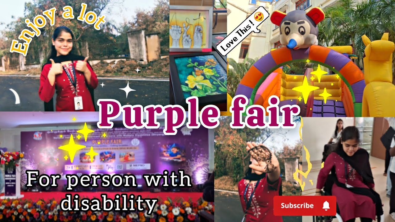 🔥✨️Purple💜fair✨️🔥#niepmd#disability#vlog #physiotherapy#medico#medical#medstudent #viral#trending 