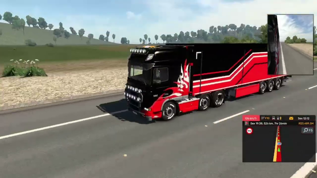 ETS 2 - Mapa Clube Rotas Viagem : El Tigre (VEN)  - Caracas (VEN)