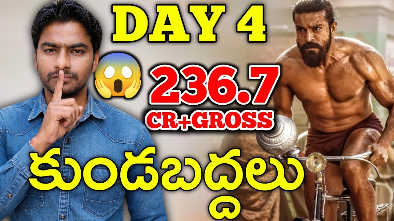 PEDDI DAY 4 COLLECTIONS LIVE | ₹236.7 CR Worldwide Gross in 3 Days | Ram Charan Box Office Storm