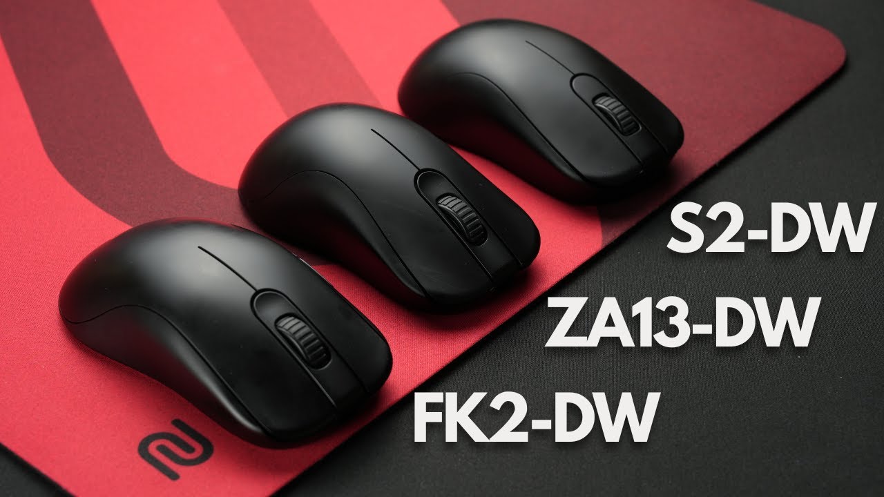 做夢都會笑 ZOWIE FK2/S2/ZA13-DW 4K 無線電競滑鼠詳測