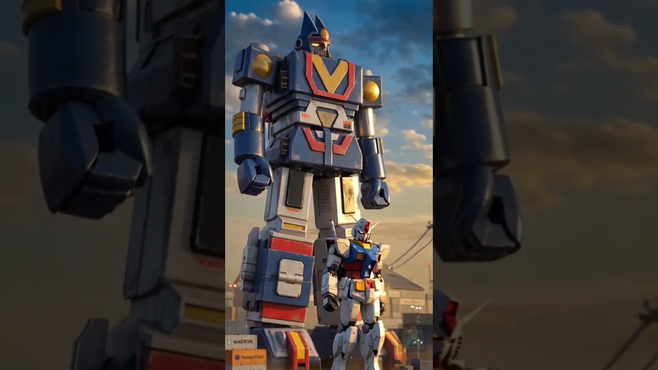 BIGGER than Gundam?! Sentai Giants vs RX-78-2! 📏💥 #shorts  #supersentaiseries  #gundam