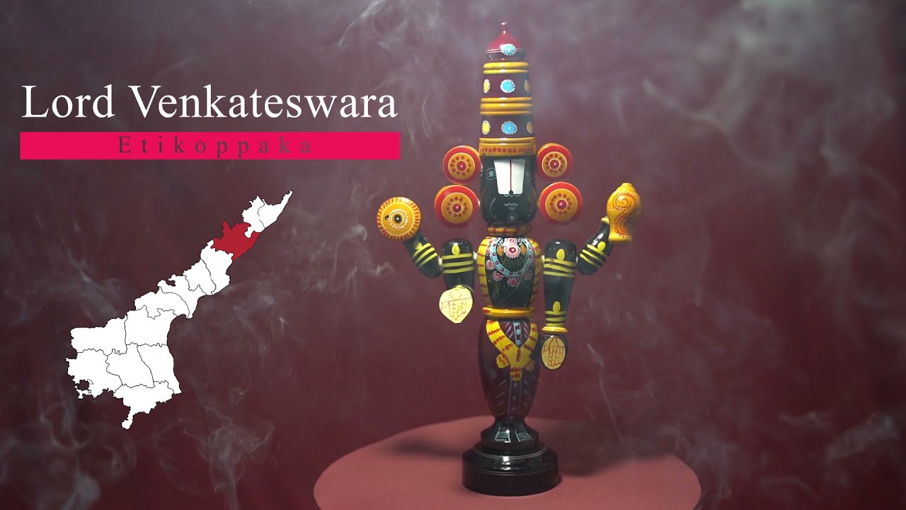 GiTAGGED&reg; Etikoppaka Lord Venkateswara Wooden Craft