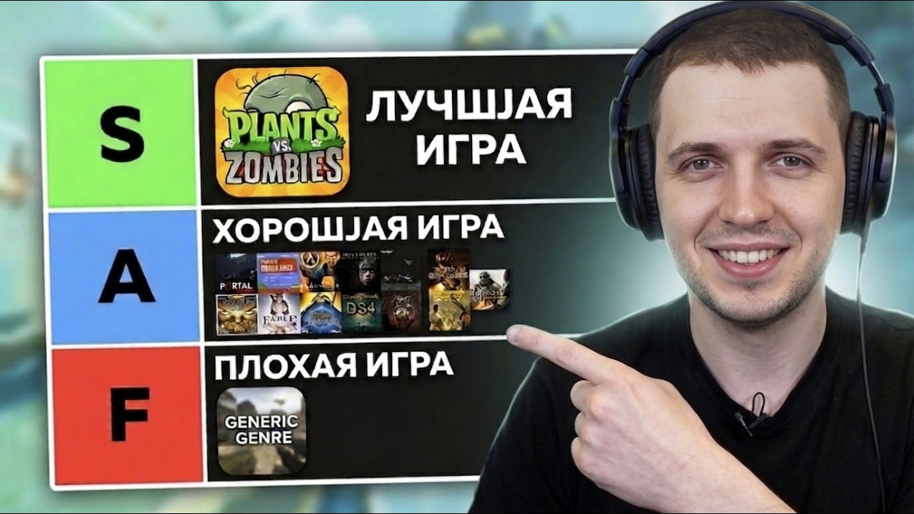 Как Папич оценил Plants vs Zombies в тир-листе?
