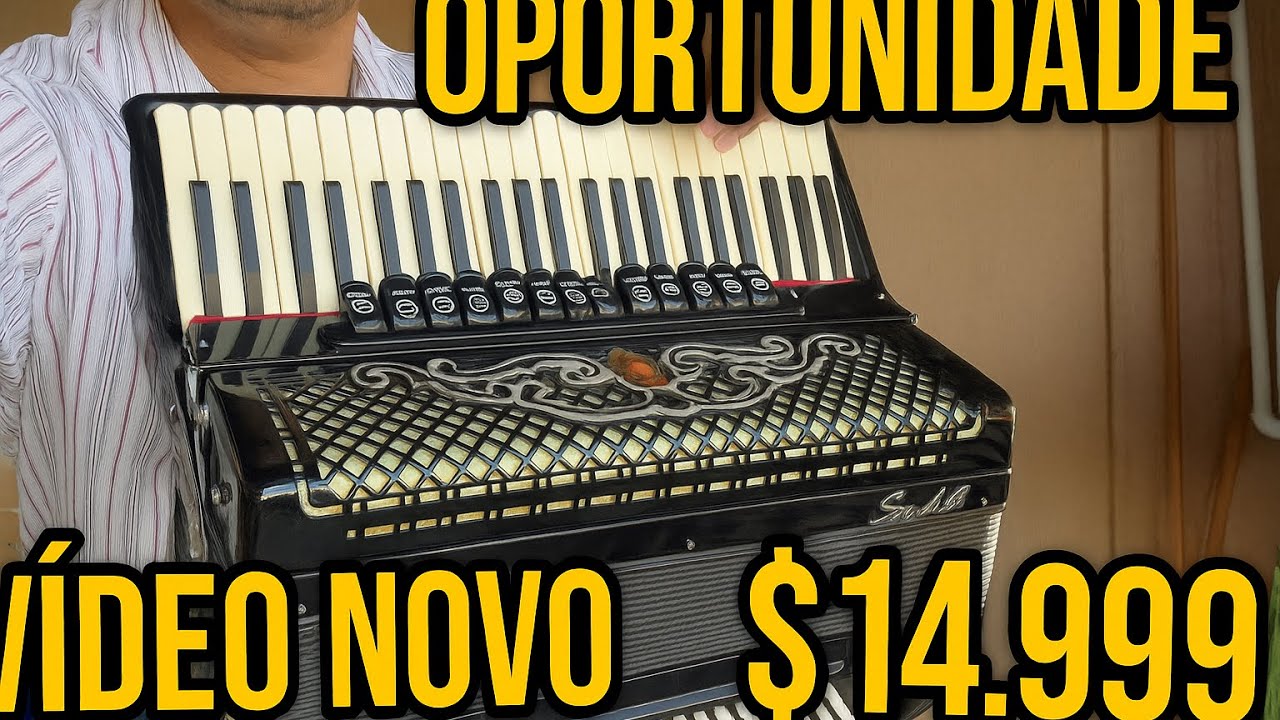 (Vendido ) Acordeon Scandalli Polifônica | Som Profissional