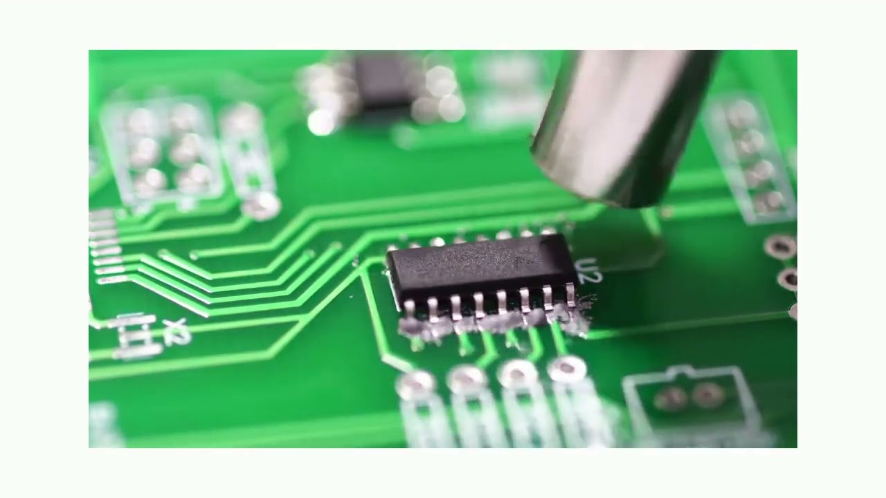 Printing solder paste with stencil, manual assembly SMD components with tweezers.