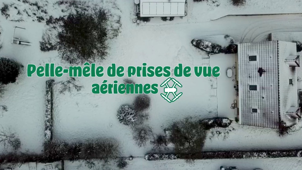 Pele mele de prises de vue en drone.