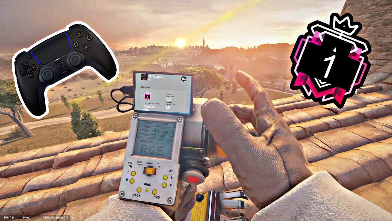 HOW THE #1 CONTROLLER PS CHAMP DOMINATES XBOX RANKED +BEST SETTINGS & SENSITIVITY -RAINBOW SIX SIEGE