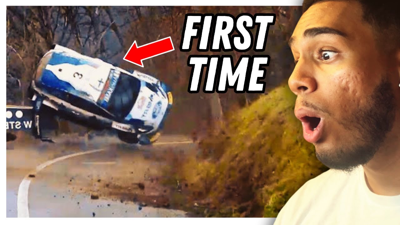 AMERICAN REACTS TO RALLY CARS FOR THE FIRST TIME! 😱 (FLAT OUTS & BIG JUMPS!)