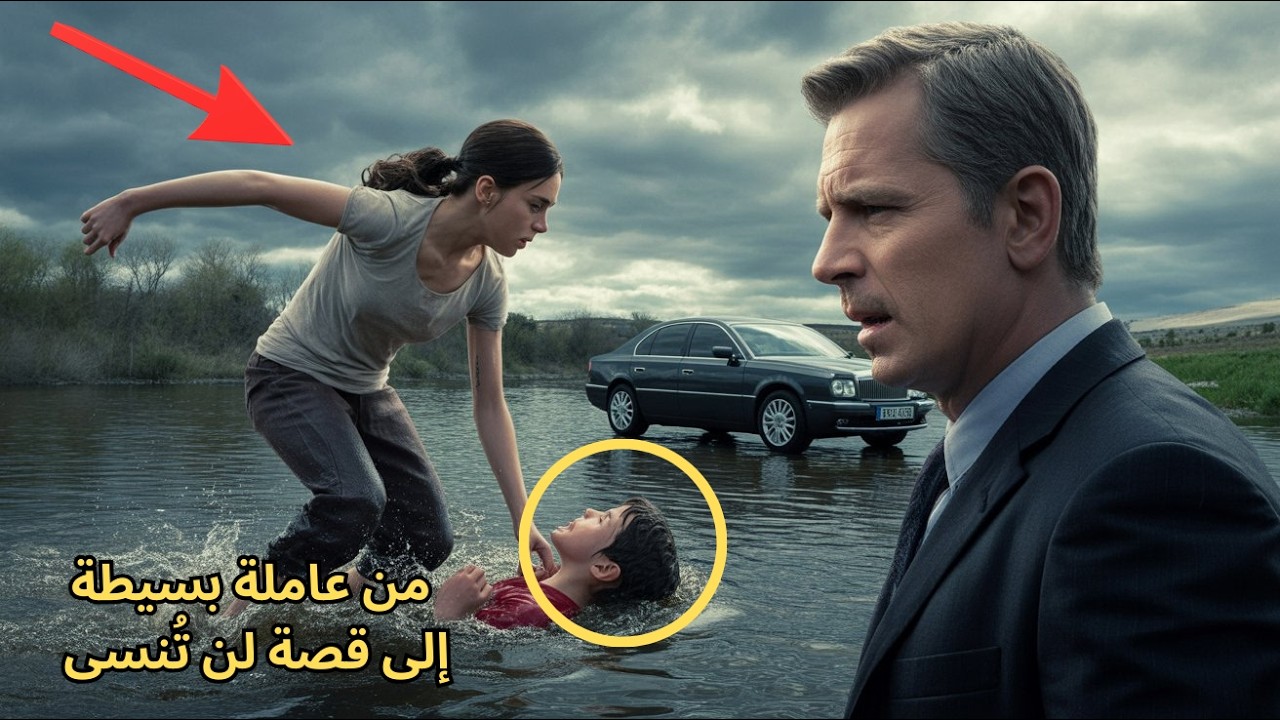 أنقذت طفلاً من الغرق… ولم تكن تعلم أنه ابن أخطر رجل في المدينة! | قصة عدالة فورية مؤثرة