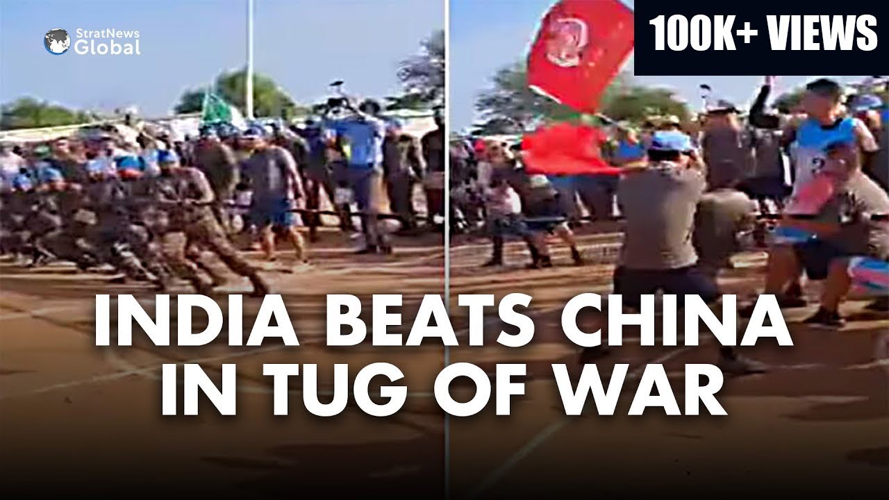 Indian Soldiers Beat Chinese Troops In Tug Of War | #india #china #unitednations #military