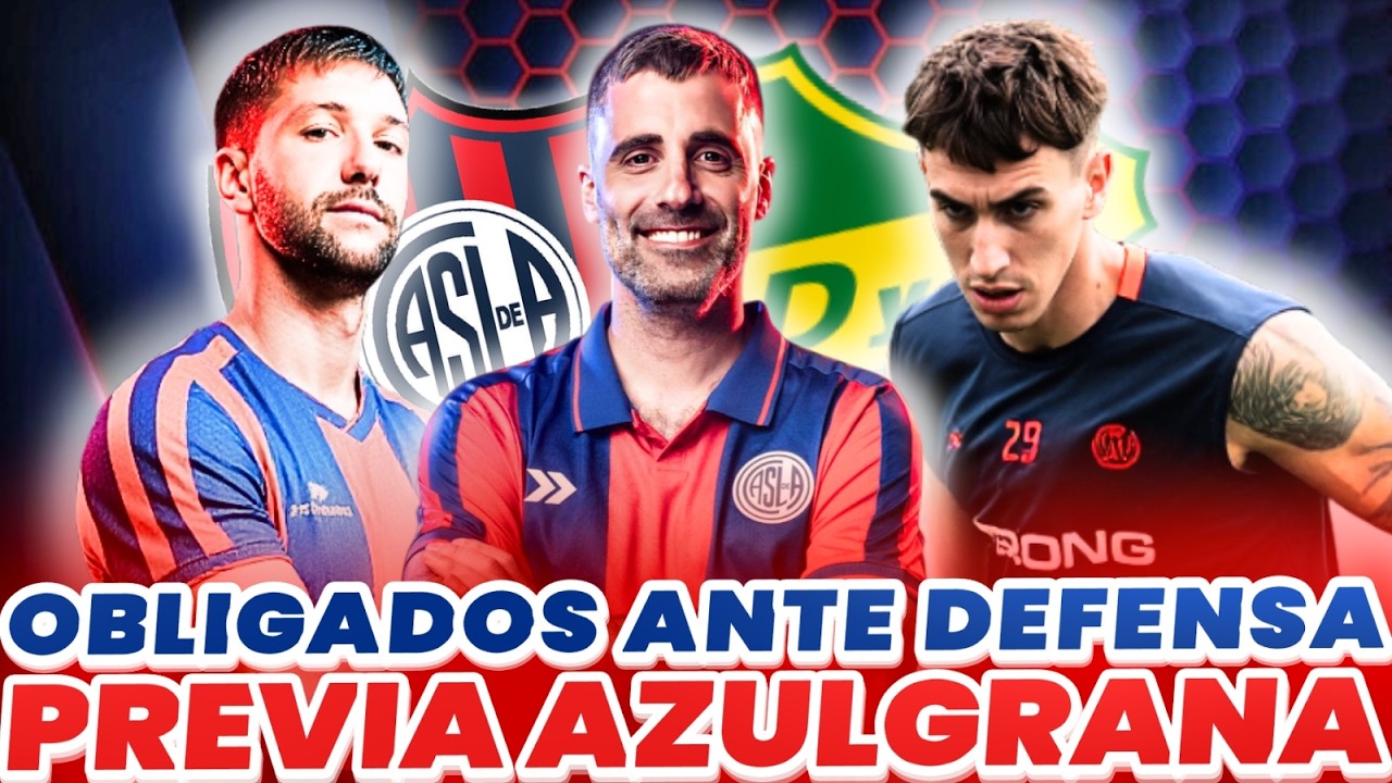 SAN LORENZO - OBLIGADO VS DEFENSA Y JUSTICIA - EQUIPO DE AYUDE - ¿LLEGAN REFUERZOS? - VIVO