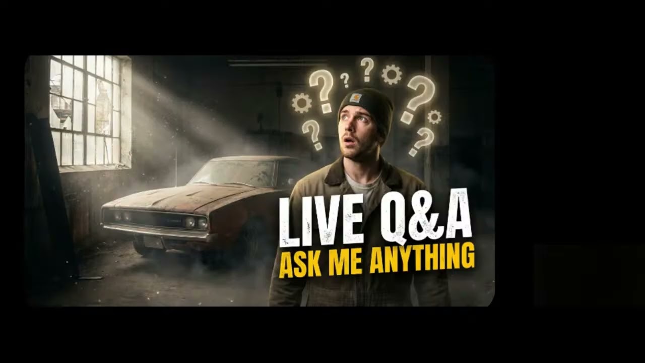 ASMR Car Restoration Live 🔧 | Ghost Questions & Real Answers 👻 | Ask Me Anything!