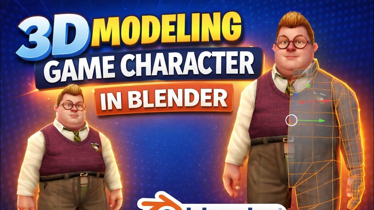 How to Model a Game Character in Blender (Step-by-Step Guide)