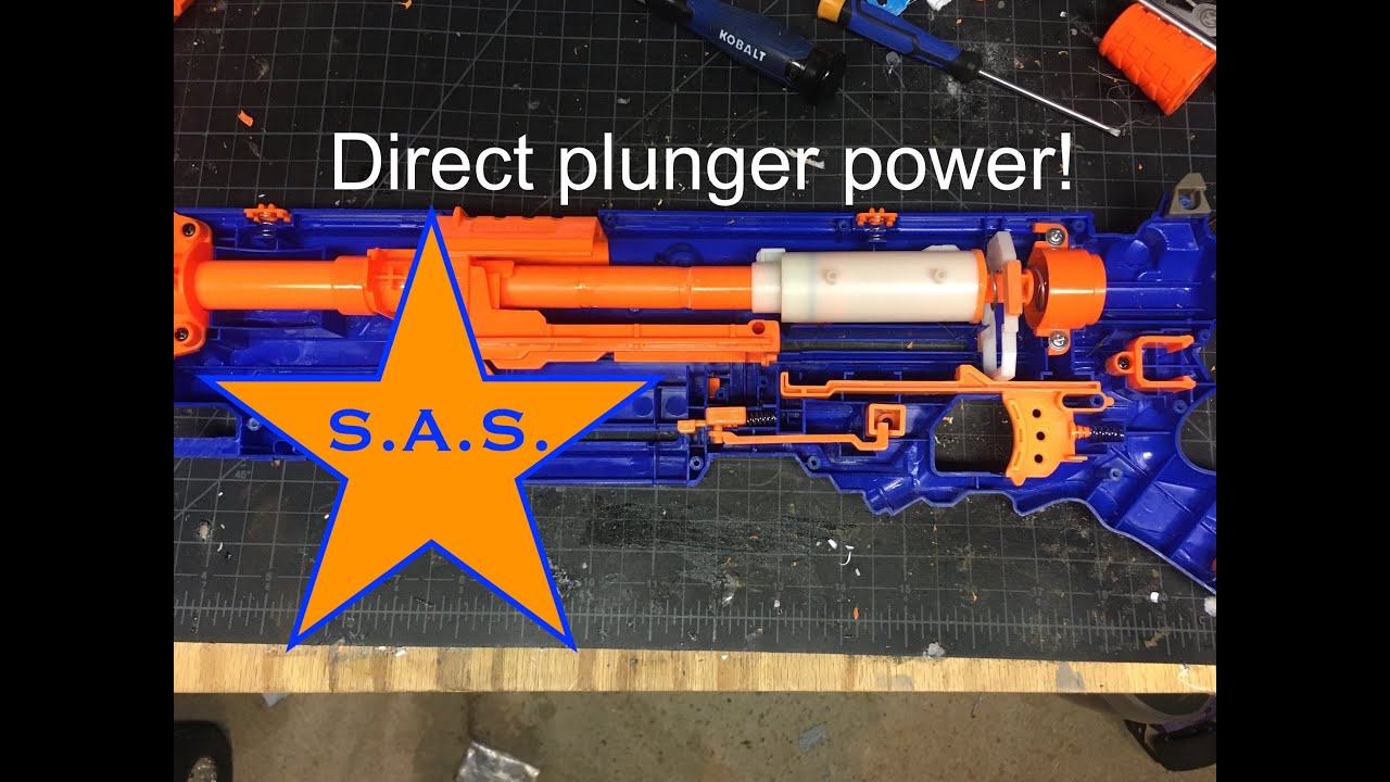 Nerf Longstrike direct plunger full mod guide