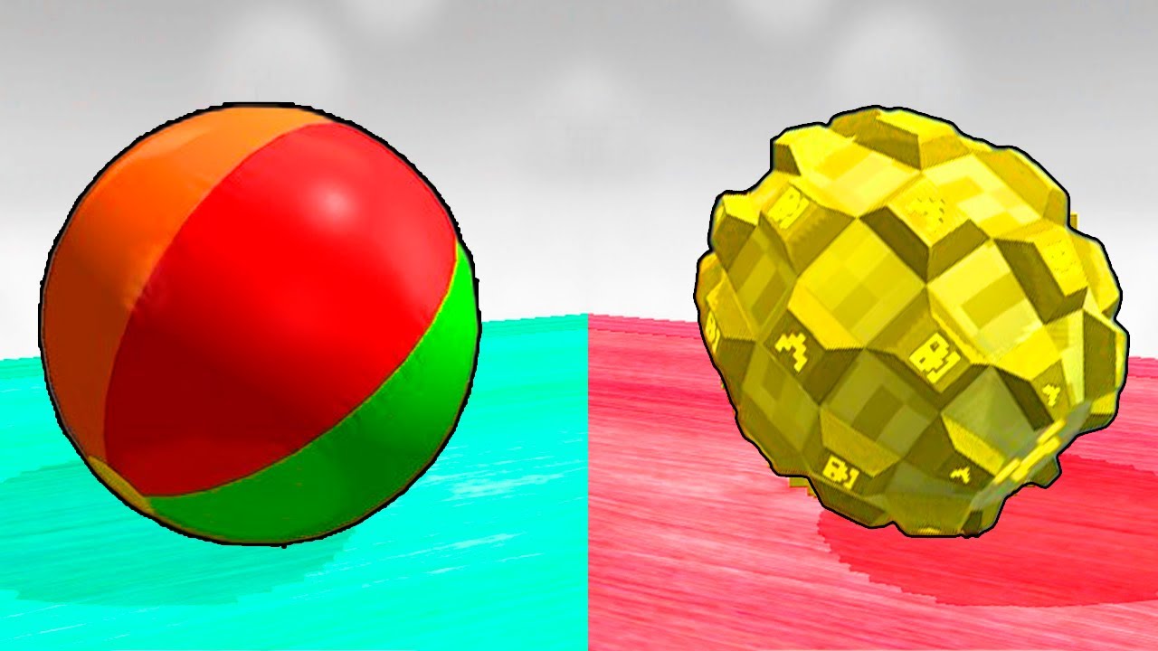 Going Beach Ball vs Pixel Grenade Ball: Which New Ball Will Pass 4 Reverse Levels First? Race 1095