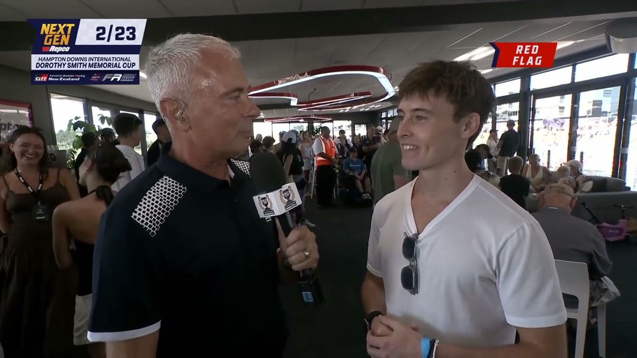 Race 4 - Castrol Toyota Formula Regional Oceania Trophy -Marcus Armstrong & Kaleb Ngatoa Interviews 