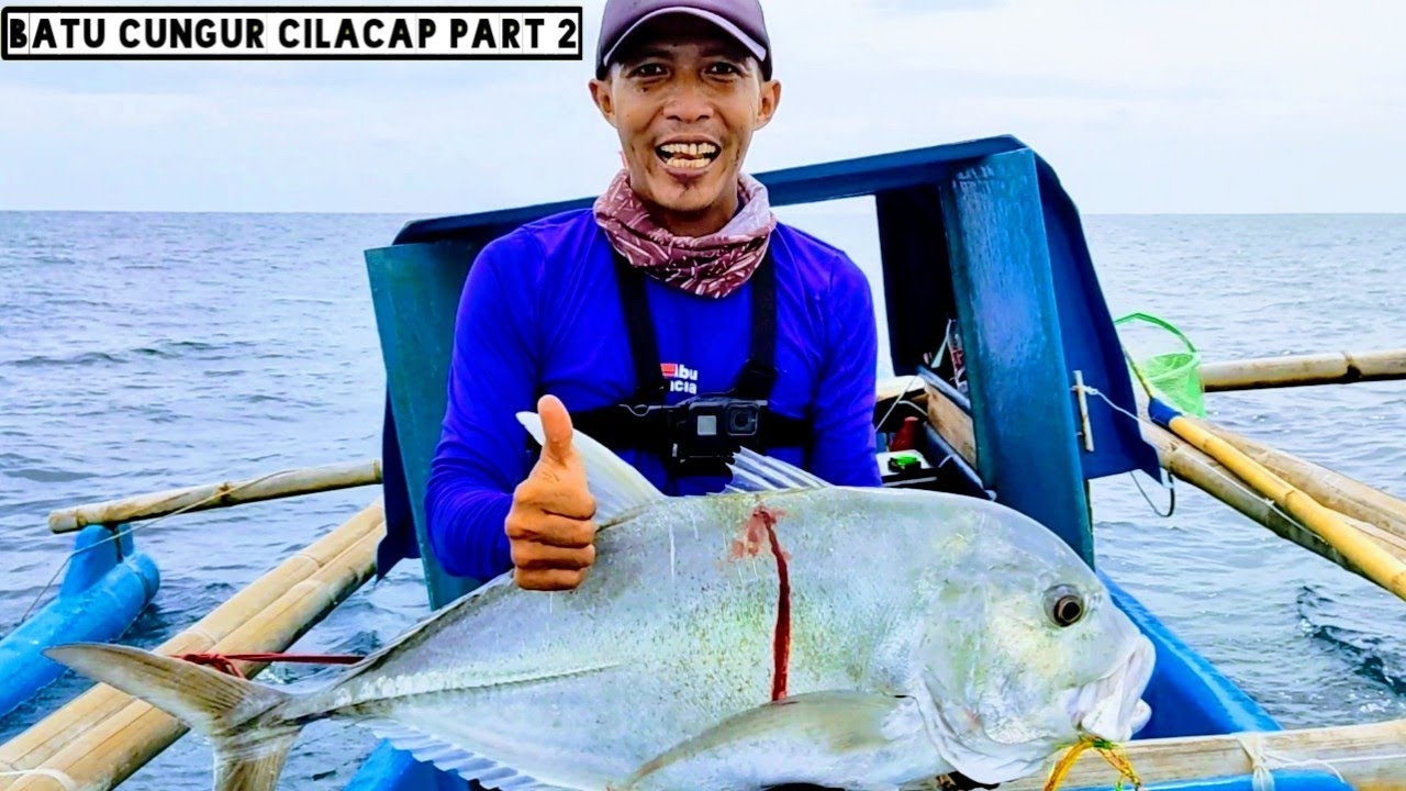 Disiksa habis habisan reel saya, dihajar GT babon || Jigging di laut Cilacap part 2