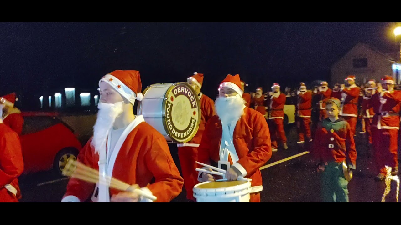 Dervock Young Defenders @ Christmas lights switch on 2021 playing Jingle bells