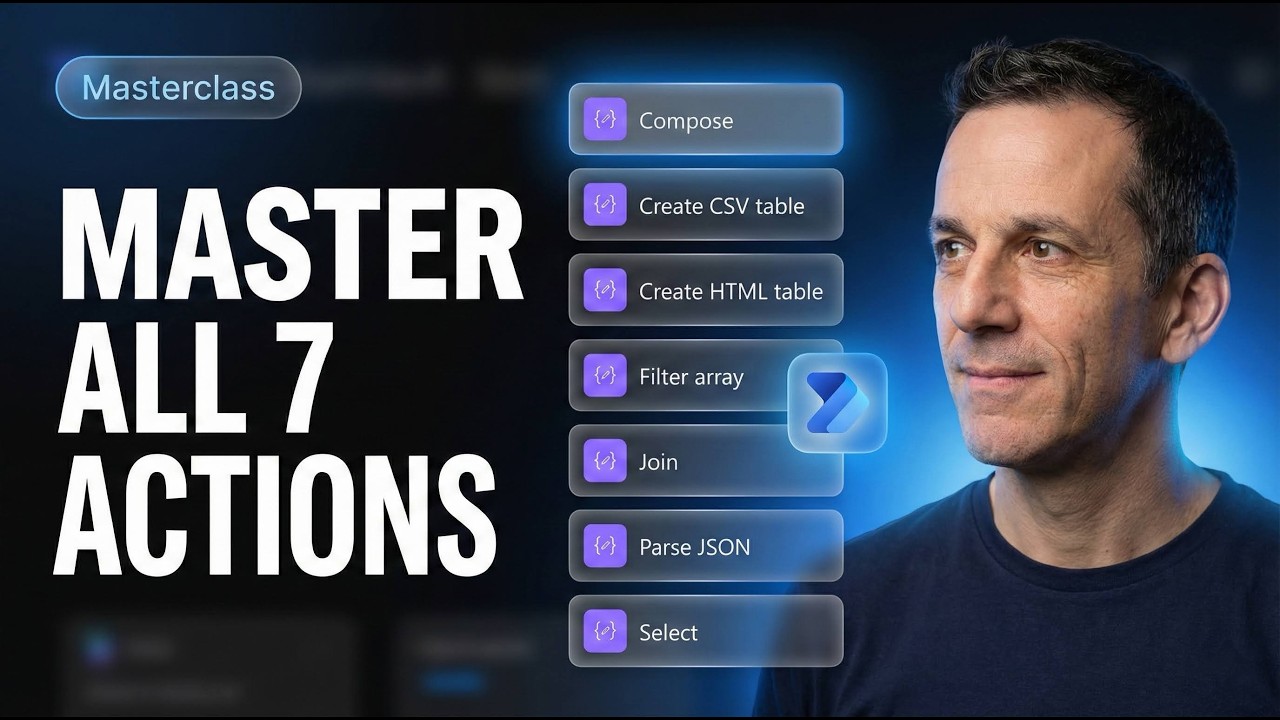 7 Power Automate Data Operations: Complete Power Platform Guide with Real Email & CSV Use Cases