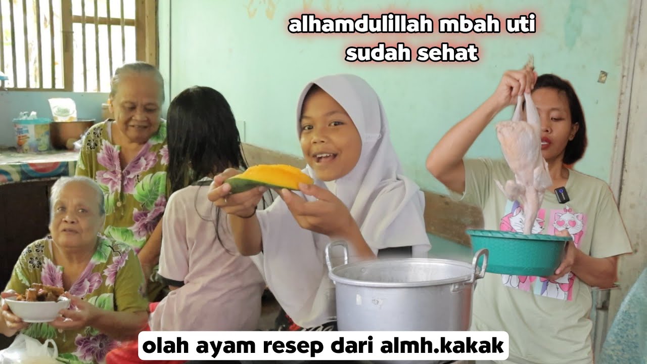 Akhirnya olah ayam resep dari almh. Kakak