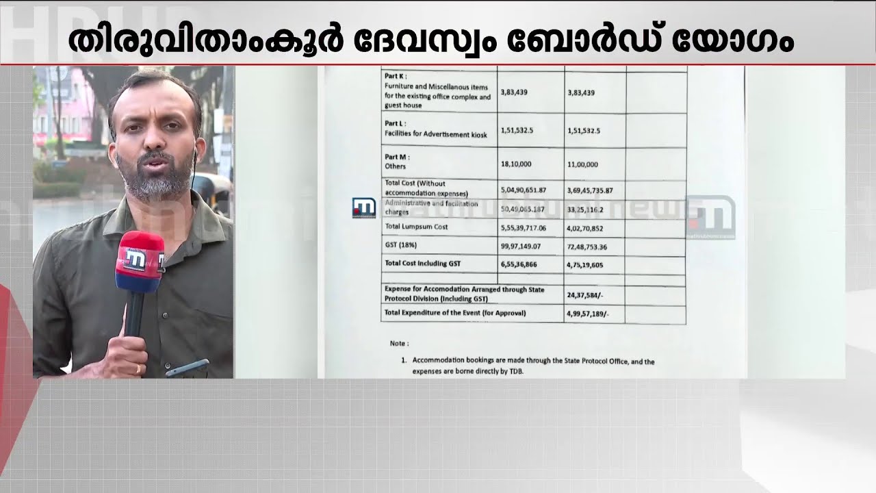 അയ്യപ്പ സംഗമം; ആറരക്കോടി വേണമെന്ന് കമ്പനി, അനുവദിച്ചത് നാല് കോടി, വിലപേശി ദേവസ്വം ബോർഡ്